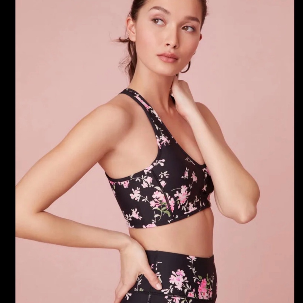 LoveShackFancy Black Floral Top - Picture 2 of 10